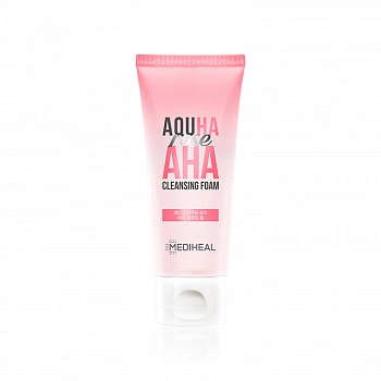 Пенка для умывания с экстрактом розы и AHA-кислотами Aquha Rose AHA Cleansing Foam