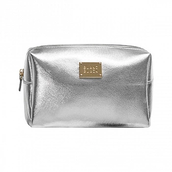 Косметичка из сафьяна (Серебро) Saffiano Pouch (Silver)