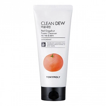 Пенка для умывания с экстрактом красного грейпфрута Clean Dew Red Grapefruit Foam Cleanser