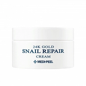 Восстанавливающий крем с золотом и муцином улитки 200 г 24K Gold Snail Repair Cream 200 g
