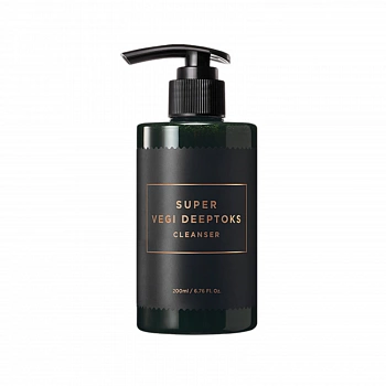 Глубокая детокс-пенка для очищения Super Vegi Deep Toks Cleanser Green