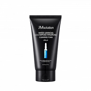 Увлажняющая пенка с гиалуроновой кислотой Water Luminous S.O.S Ampoule Hyaluronic Cleansing Foam Black