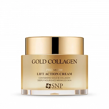 Омолаживающий крем для лица с золотом и коллагеном Premium Gold Collagen Lift Action Cream