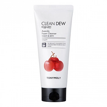 Пенка для умывания с экстрактом ацеролы Clean Dew Acerola Foam Cleanser