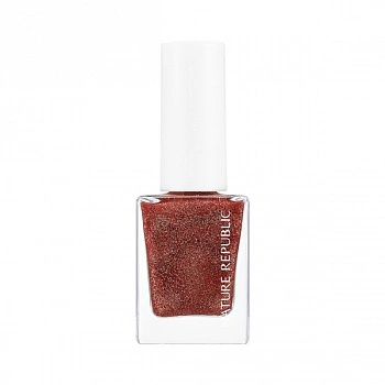 Лак для ногтей 53 рубиновый Color & Nature Nail Color 53 Ruby Sparkling
