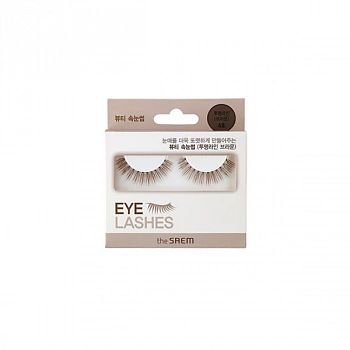Ресницы накладные 02 Beauty eyelash clear line(brown) 4