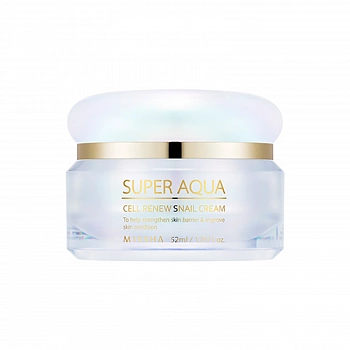 Восстанавливающий крем для лица с экстрактом улитки Super Aqua Cell Renew Snail Cream