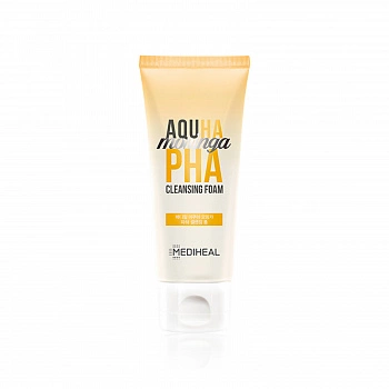 Пенка для умывания с экстрактом моринги PHA-кислотой Aquha Moringa PHA Cleansing Foam