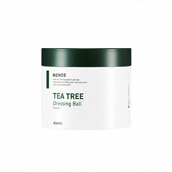 Очищающие шарики с экстрактом чайного дерева Nonco Tea Tree Dressing Ball
