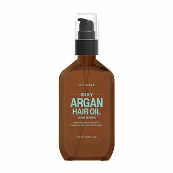 Масло для поврежденных волос Silky Argan Hair Oil 02
