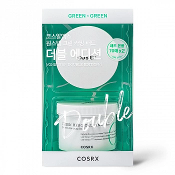 Успокаивающие пэды для чувствительной и поврежденной кожи 2шт One Step Green Hero Calming Pad 2ea