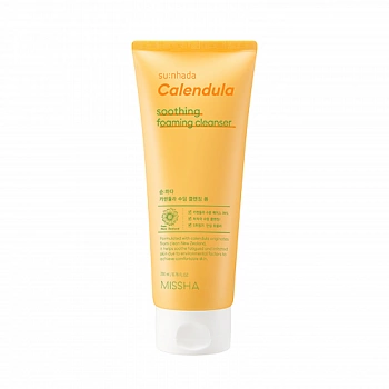 Успокаивающий лосьон su:nhada Calendula Soothing Foaming Cleanser